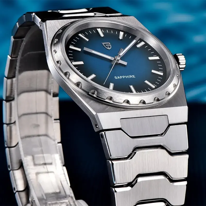 Pagani Design Ultra Slim Blue Dial Men's Watch | PD-YS020