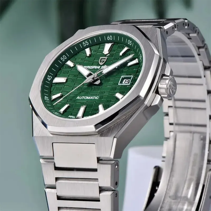 Pagani Design Texture Green Dial Automatic Men's Watch | PD-YS023