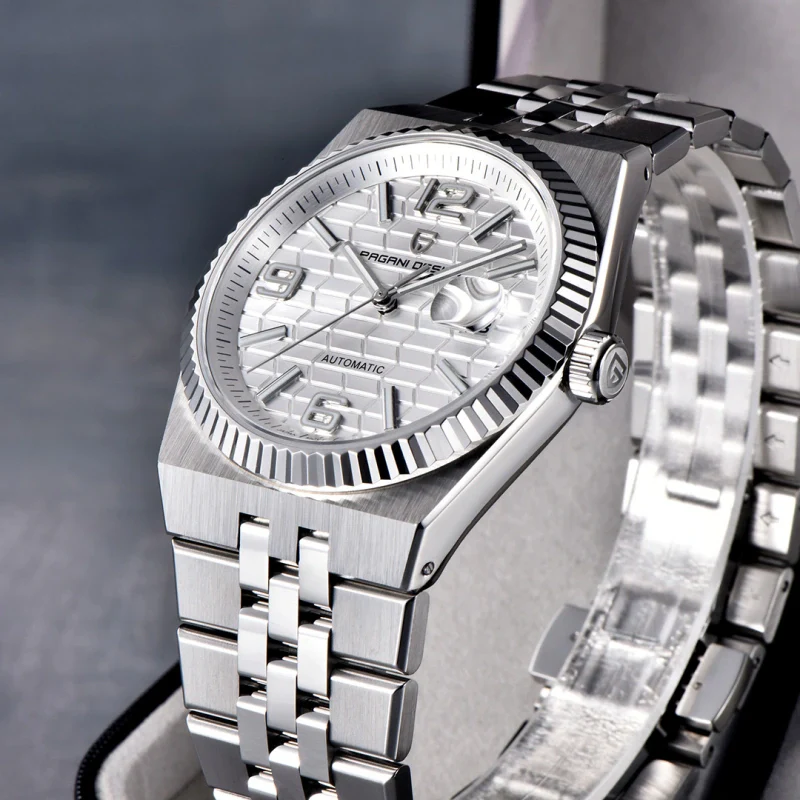 Pagani Design Land Dweller Silver Dial Men's Watch | PD-YS027