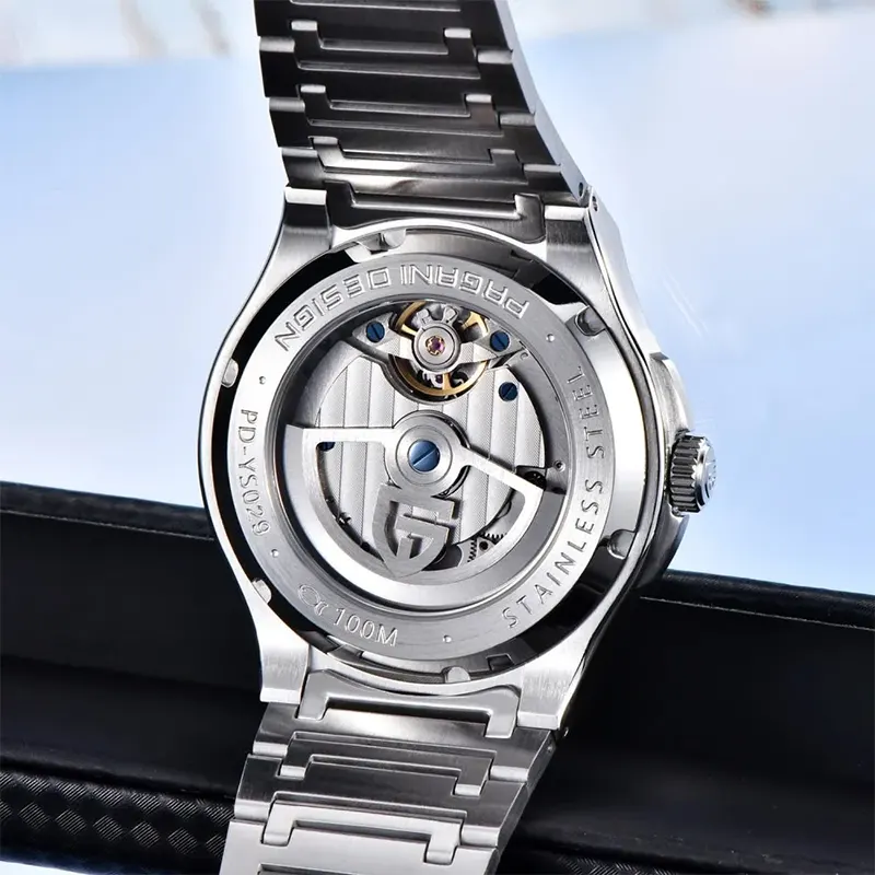 Pagani Design Octagonal Tiffany Textured Dial Automatic Men's Watch | PD-YS029