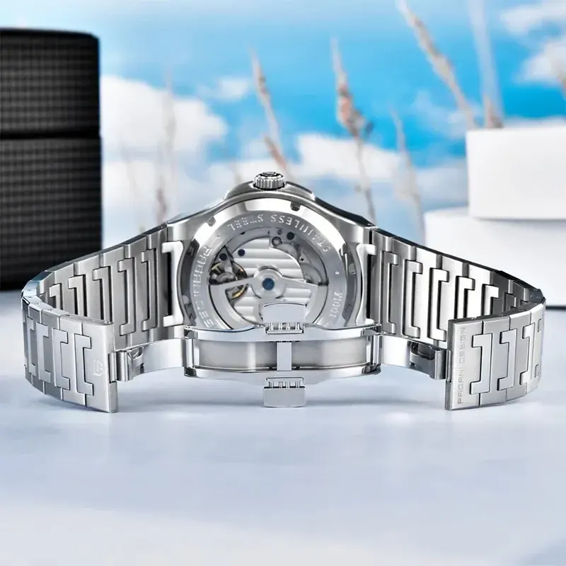 Pagani Design Octagonal Tiffany Textured Dial Automatic Men's Watch | PD-YS029