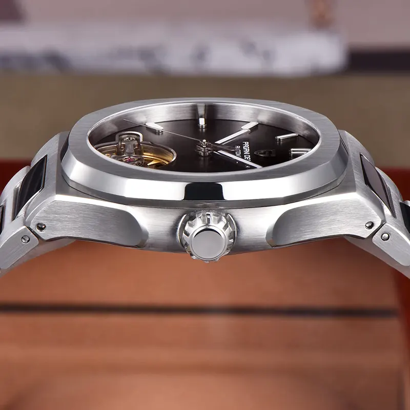 Pagani Design Open Heart Black Dial Automatic Men's Watch | PD-YS025