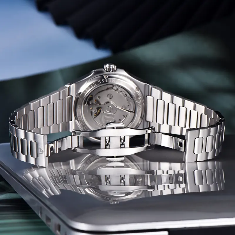 Pagani Design Open Heart Tiffany Dial Automatic Men's Watch | PD-YS025