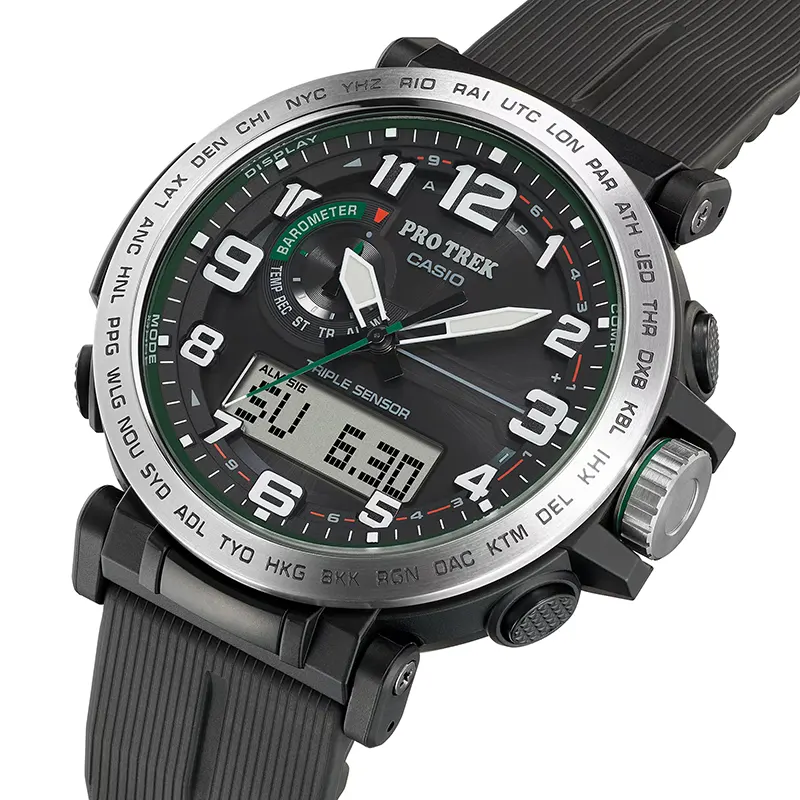 Casio Pro Trek PRG-601-1 Tough Solar Black Dial Men's Watch