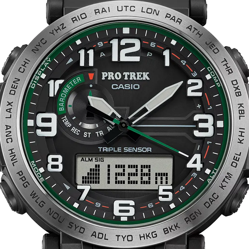 Casio Pro Trek PRG-601-1 Tough Solar Black Dial Men's Watch