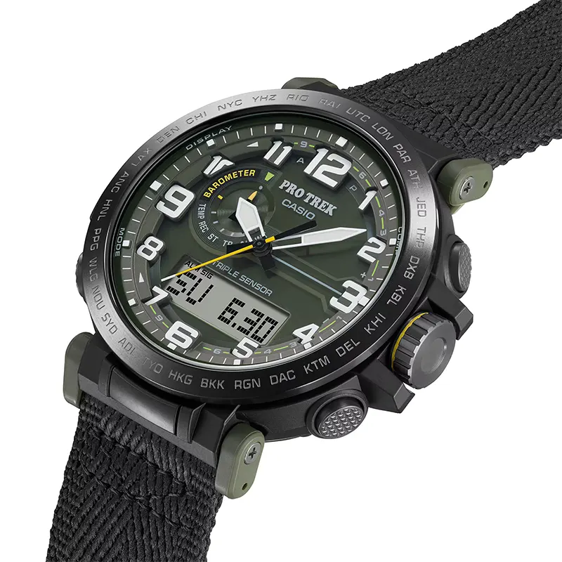 Casio Pro Trek PRG-601YB-3 Tough Solar Green Dial Men's Watch