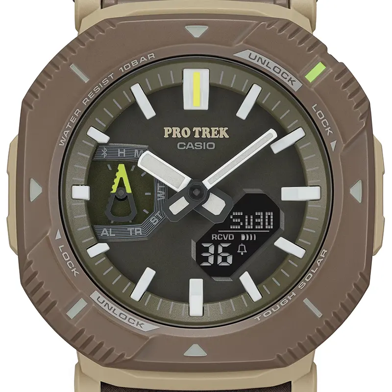 Casio Pro Trek Solar Bluetooth® Olive Green Dial Men's Watch | PRJ-B001B-5