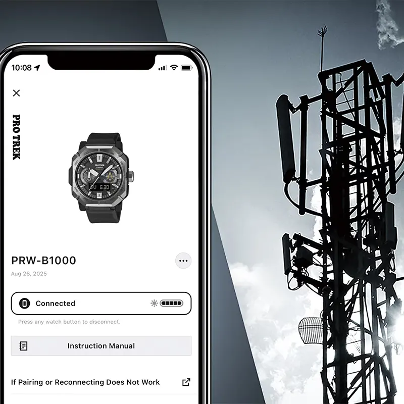 Casio Pro Trek Triple Sensor Tough Solar Bluetooth Men's Watch | PRW-B1000-1