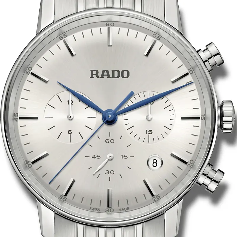 Rado Coupole Classic Chronograph Silver Dial Men's Watch | R22910103