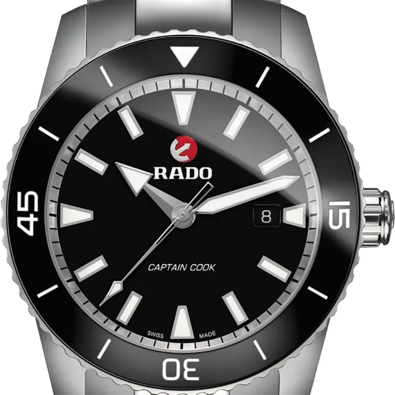 Rado Hyper Chrome Captain Cook Automatic Black Dial Men's Watch | R32501153