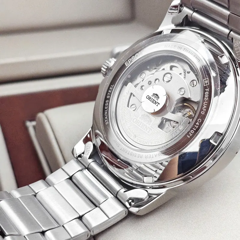 Orient Contemporary Day-Date White Dial Automatic Men's Watch | RA-AA0C03S