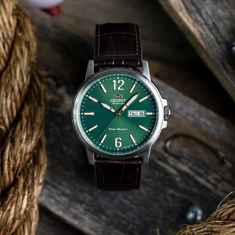 Orient Sport Contemporary Green Dial Automatic Men's Watch | RA-AA0C06E