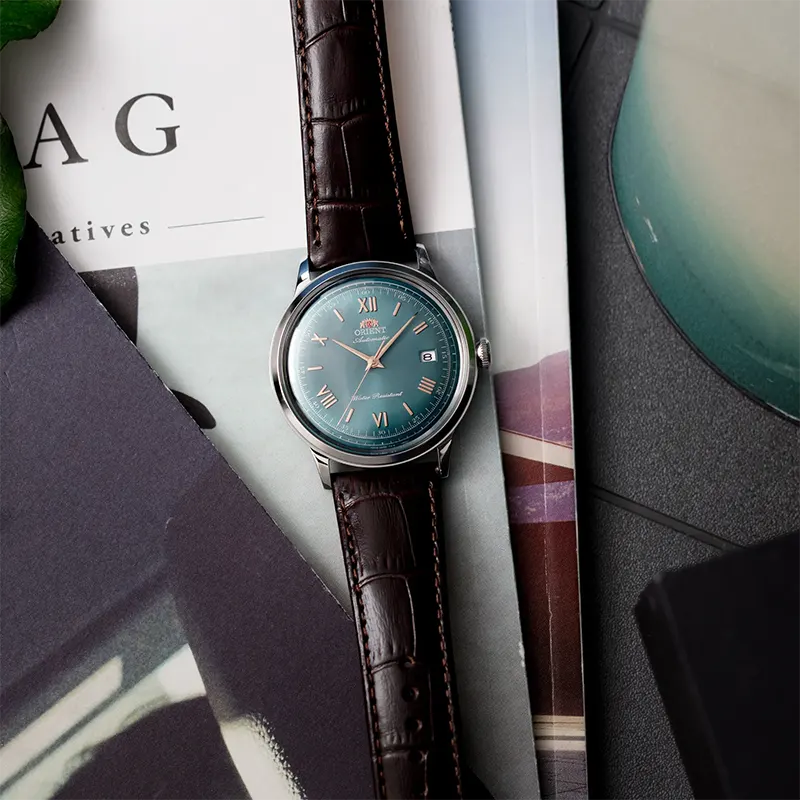 Orient Bambino Version II Green Dial Men's Watch | RA-AC0023E