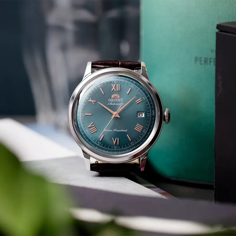 Orient Bambino Version II Green Dial Men's Watch | RA-AC0023E