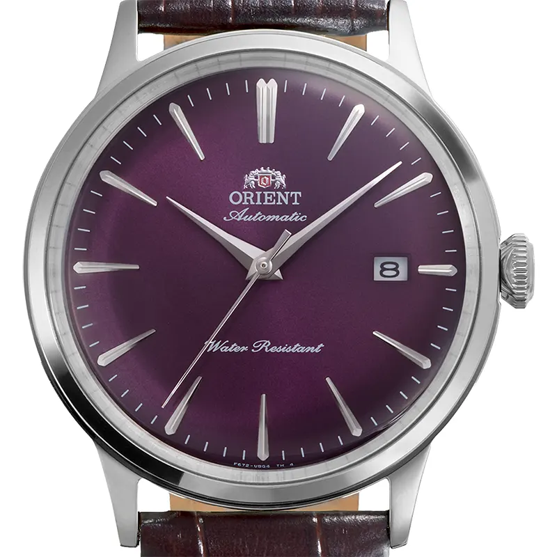 Orient Bambino Version II Purple Dial Men's Watch | RA-AC0032V