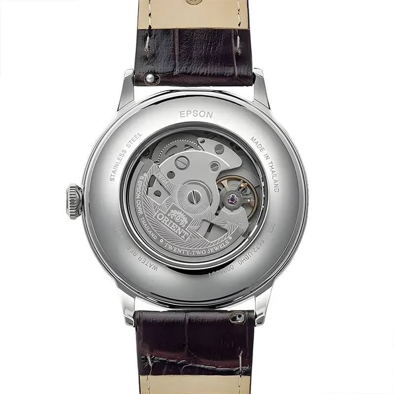 Orient Bambino Version II Arabic Numerals Bordeaux Dial Men's Watch | RA-AC0037R