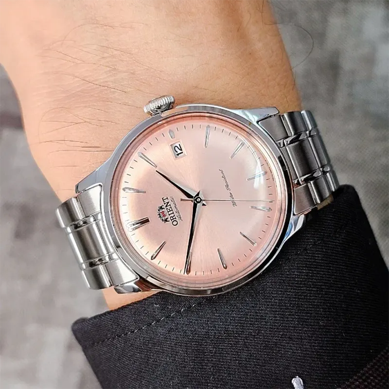 Orient Bambino Version 7 Automatic Copper Dial Men's Watch | RA-AC0M11Y3