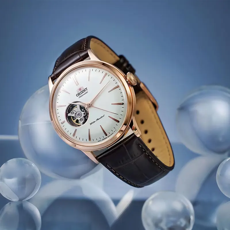 Orient Bambino Open Heart Automatic Men's Watch | RA-AG0001S