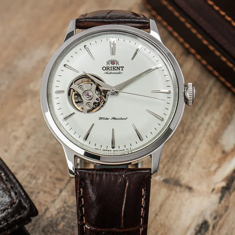 Orient Bambino Open Heart Automatic Men's Watch | RA-AG0002S