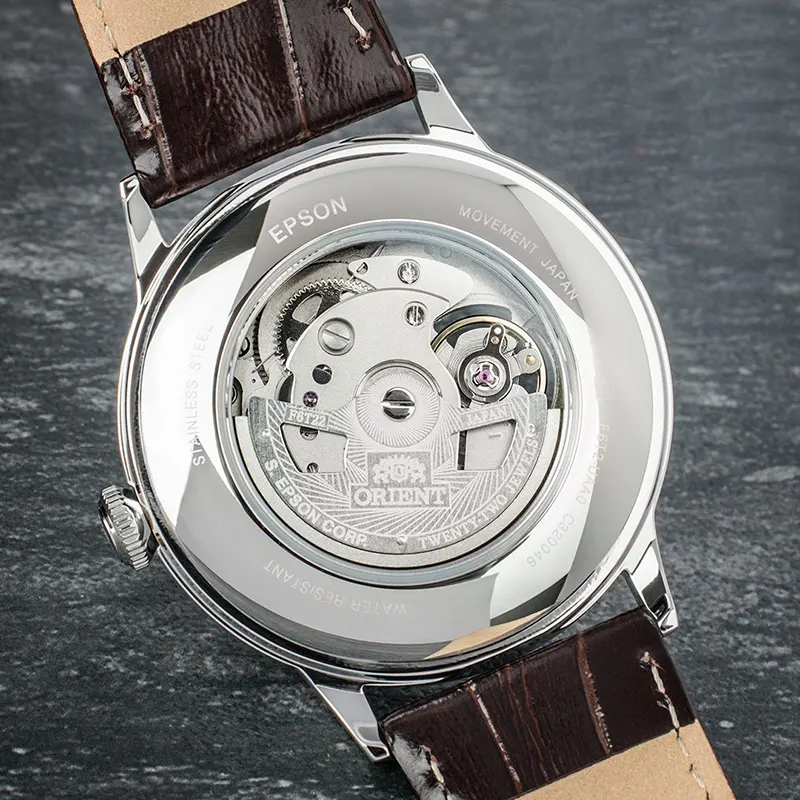 Orient Bambino Open Heart Automatic Men's Watch | RA-AG0002S