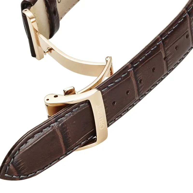 Orient Bambino Sun & Moon Cream Dial Automatic Men's Watch | RA-AK0007S