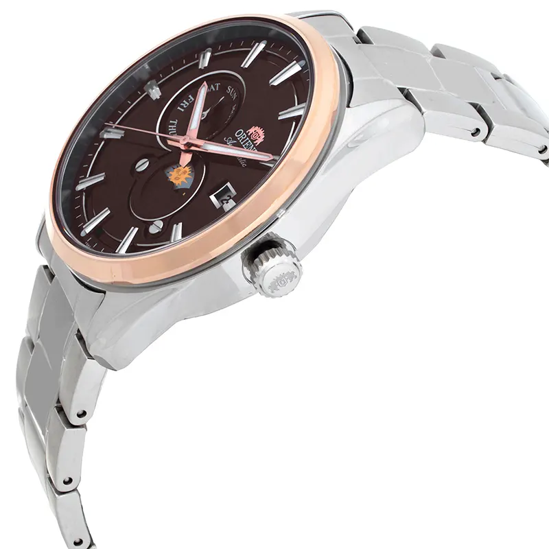Orient Stretto Day & Night Brown Dial Automatic Men's Watch | RA-AK0313Y