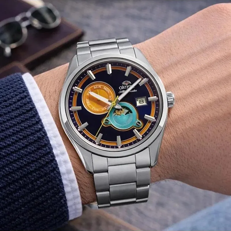 Orient Stretto Day & Night Limited Edition Multi-Color Dial Men's Watch | RA-AK0316L