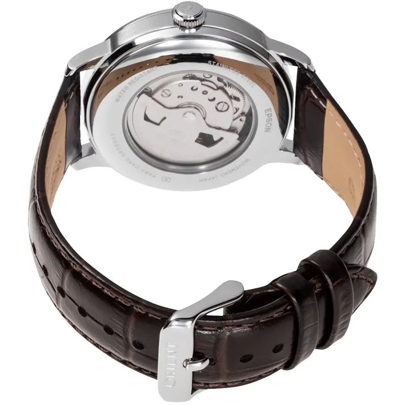 Orient Bambino Sun & Moon Ivory Dial Automatic Men's Watch | RA-AK0803Y