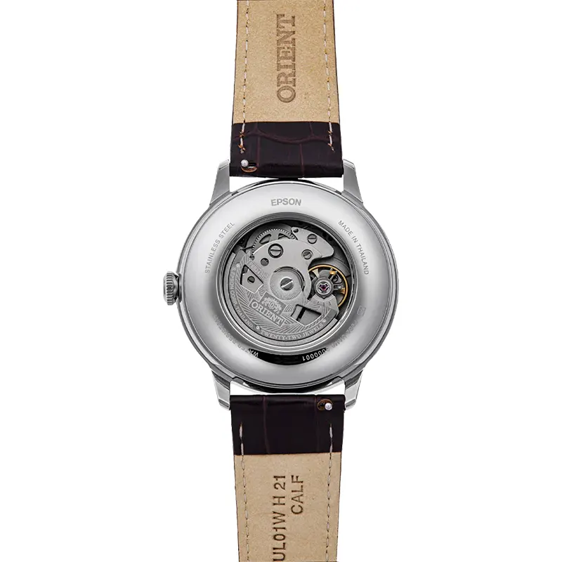Orient Bambino Sun & Moon Green Dial Men's Watch | RA-AK0805E