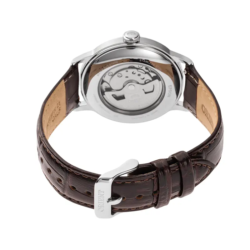 Orient Bambino Sun & Moon Green Dial Men's Watch | RA-AK0805E