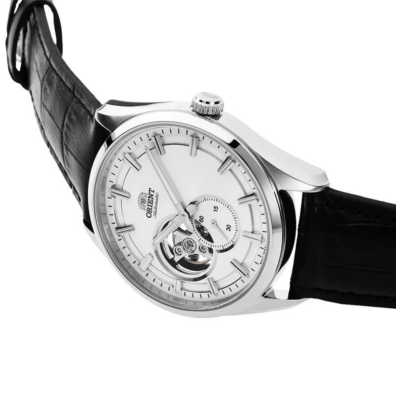 Orient Contemporary Semi-skeleton White Dial Men's Watch | RA-AR0004S