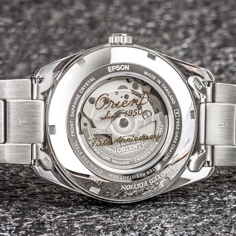 Orient Stretto Semi-Skeleton 75th Anniversary Limited Edition Men's Watch | RA-AR0012N