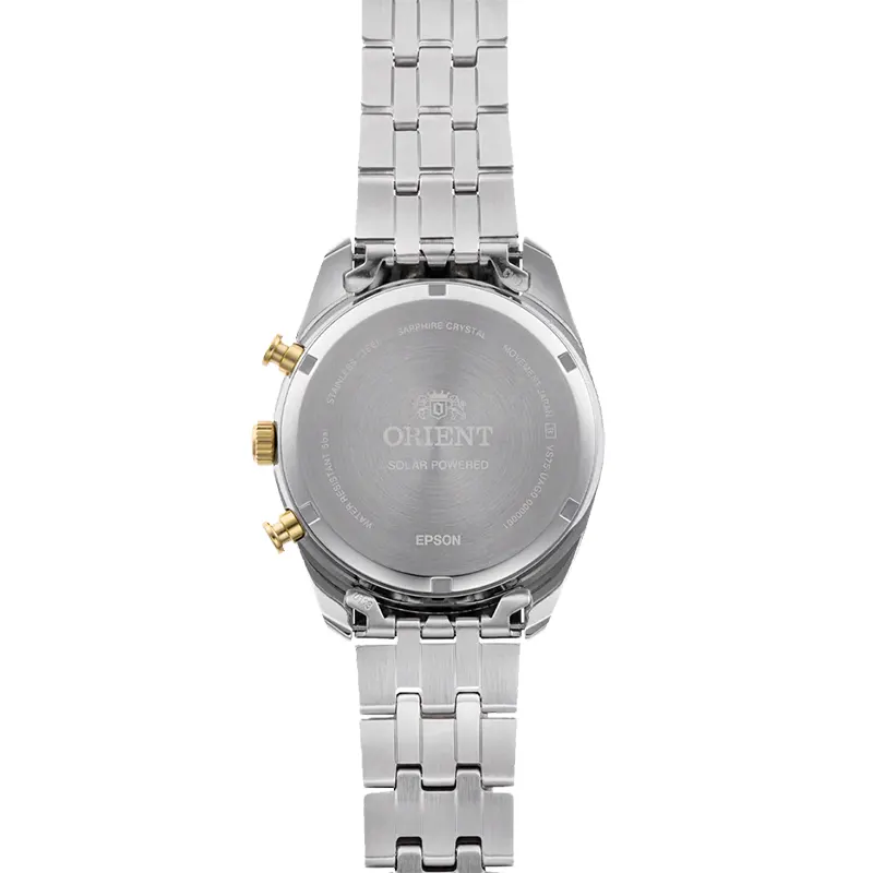 Orient Contemporary Solar Chronograph Panda Dial Men's Watch | RA-TX0302S