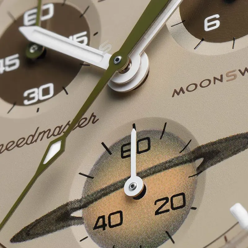 Omega x Swatch Mission To Saturn Bioceramic Men's Watch | S033T100