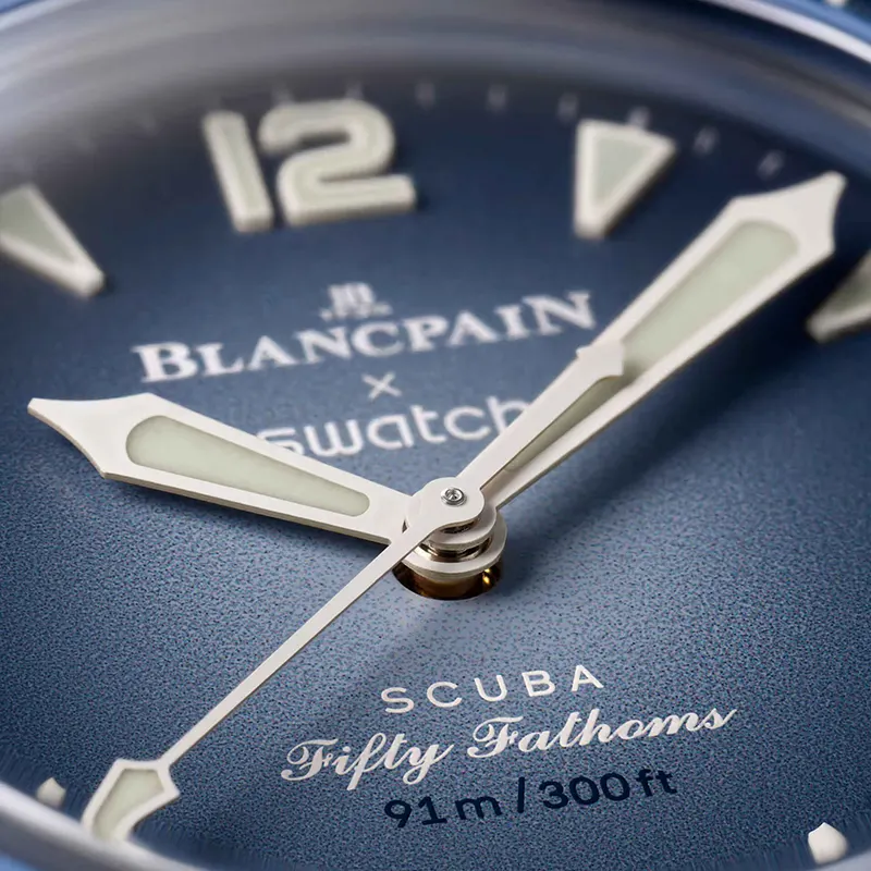 Blancpain X Swatch Scuba Fifty Fathoms Atlantic Ocean Automatic Men's Watch | S035A100