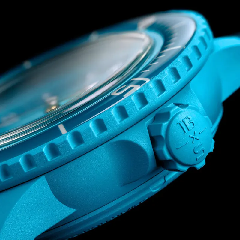 Blancpain X Swatch Fifty Fathoms Blue Lagoon Automatic Men's Watch | S035L400