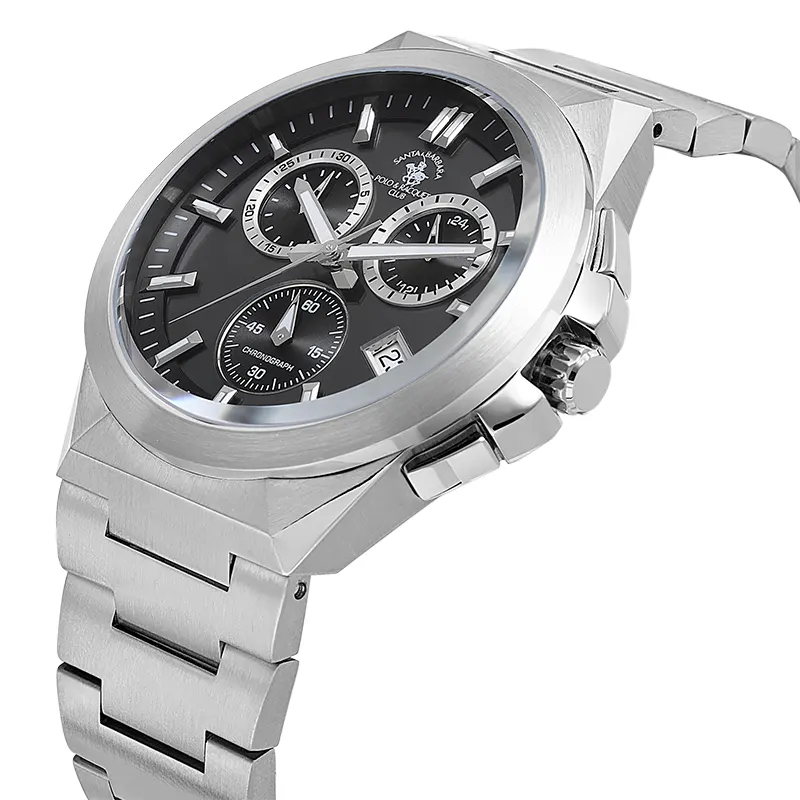 Santa Barbara Polo & Racquet Club Chronograph Black Dial Men's Watch | SB.1.10633-1
