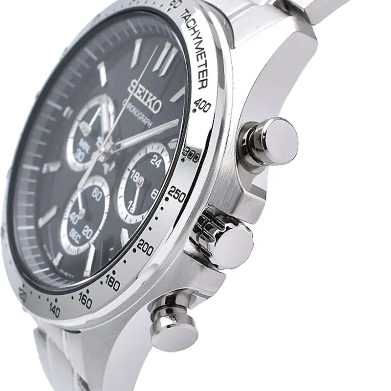 Seiko Spirit SBTR013 Chronograph Black Dial Men’s Watch