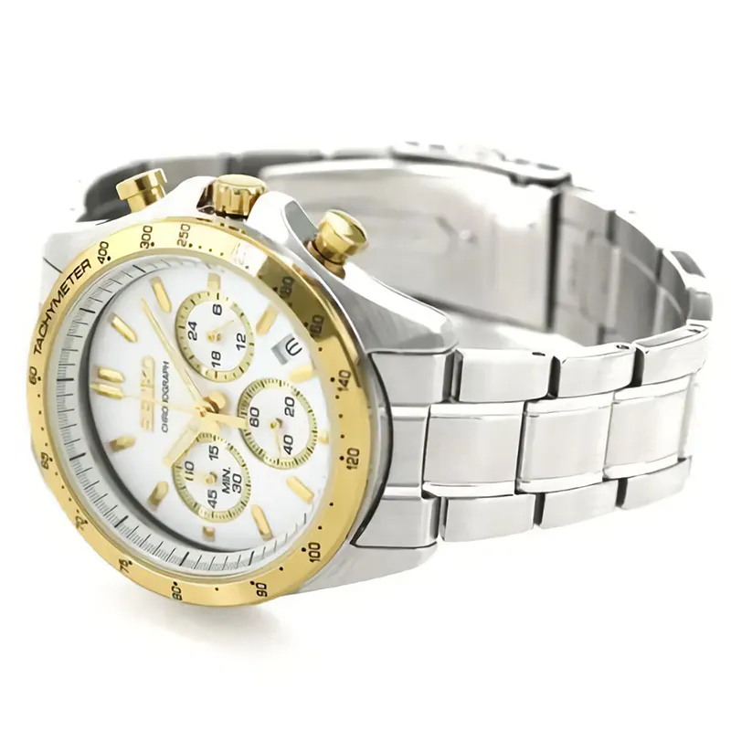 Seiko Spirit Chronograph White Dial Men’s Watch | SBTR024