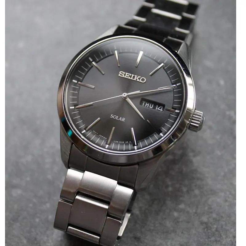 Seiko Solar Conceptual Black Dial Men's Watch | SNE527P1