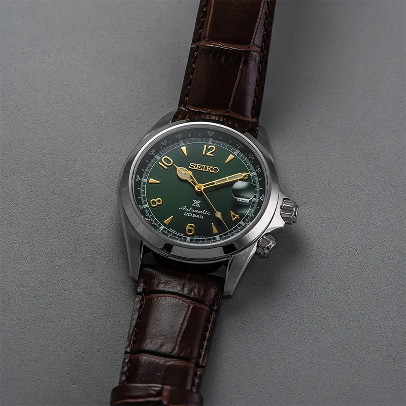 Seiko Prospex 'Alpinist' Compass Green Dial Men's Watch | SPB121J1