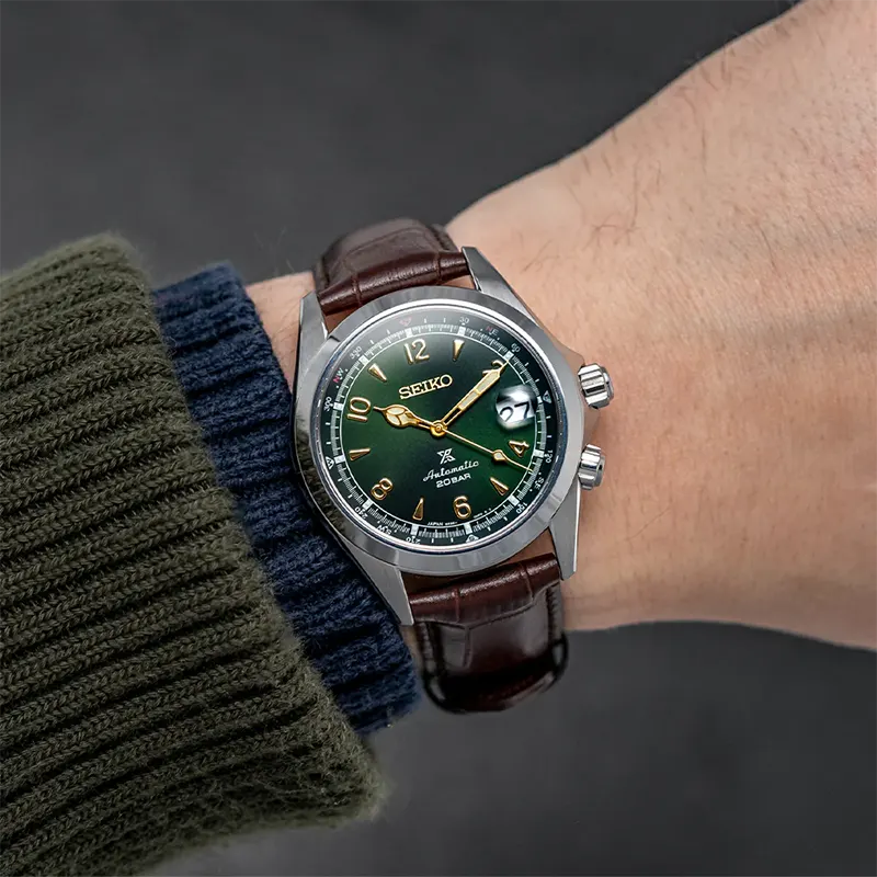 Seiko Prospex 'Alpinist' Compass Green Dial Men's Watch | SPB121J1