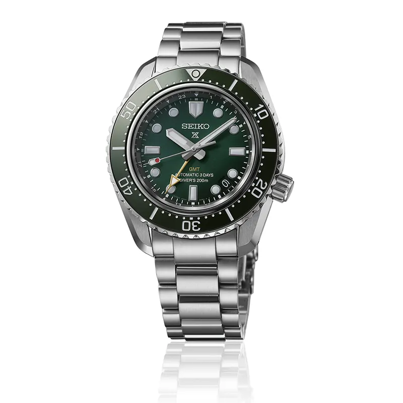 Seiko Prospex Sea Diver's 1968 Heritage GMT Green Dial Men's Watch | SPB381J1