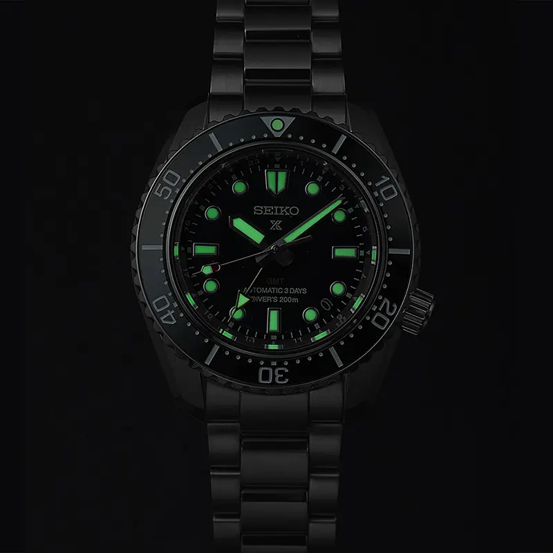 Seiko Prospex Sea Diver's 1968 Heritage GMT Green Dial Men's Watch | SPB381J1