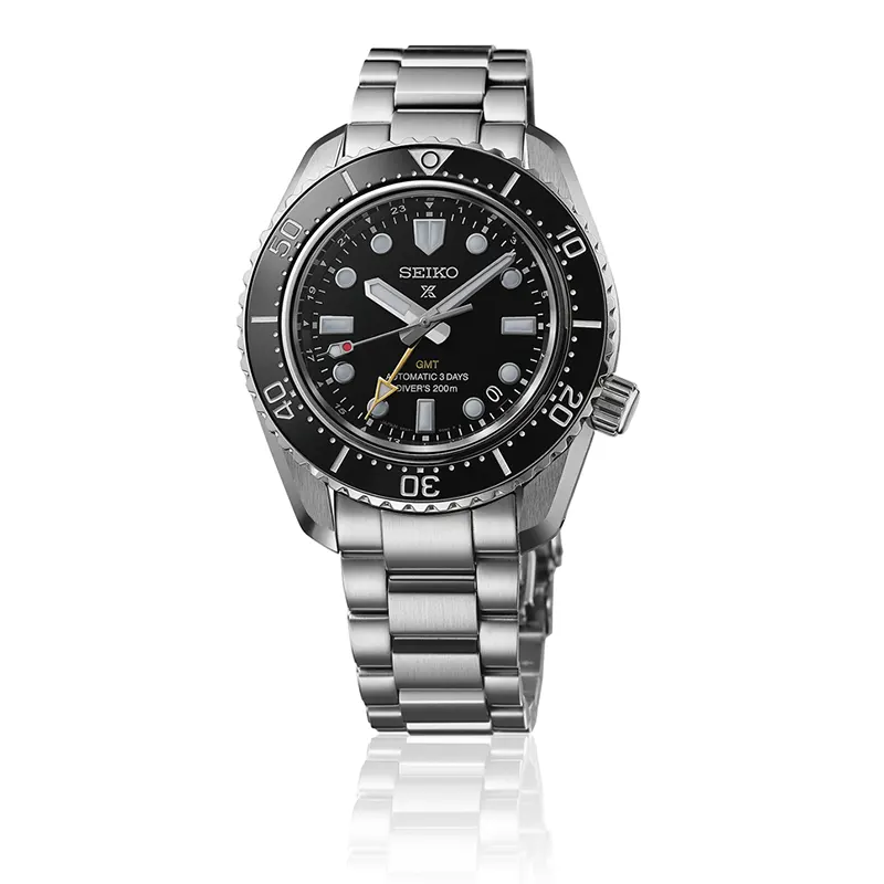 Seiko Prospex Diver's 1968 Heritage GMT  ‘Dark Depths’ Black Dial Men's Watch | SPB383J1