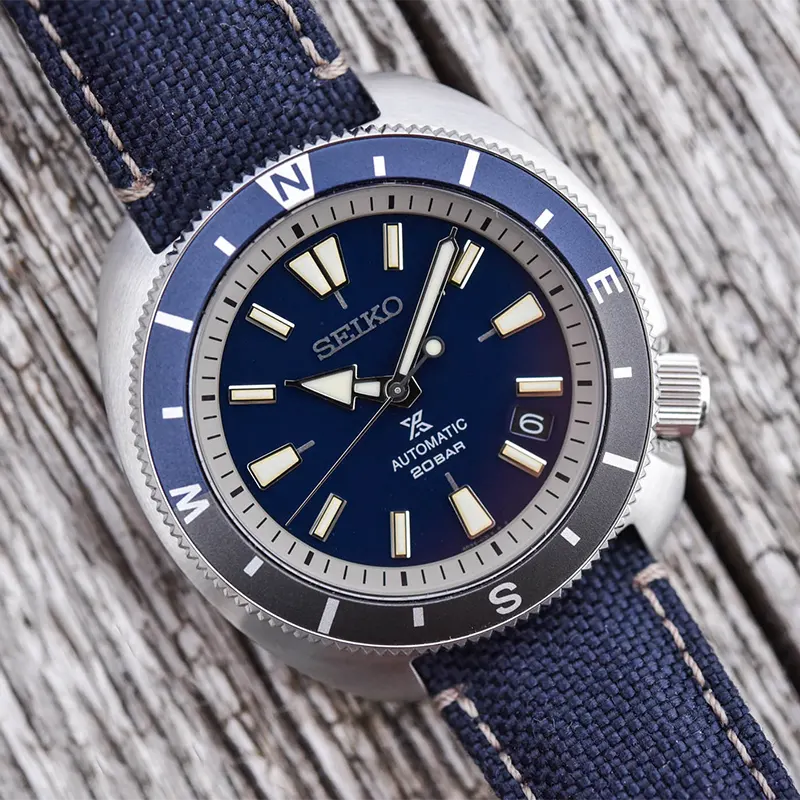 Seiko Prospex Land Tortoise Blue Dial Automatic Men's Watch | SRPG15K1