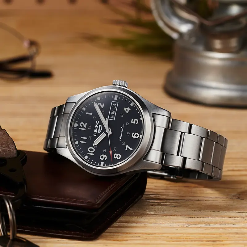 Seiko 5 Sports Field Series Black Dial Men's Watch | SRPG27K1