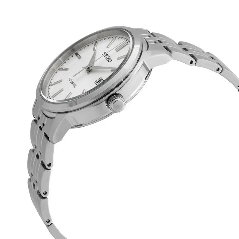 Seiko Essentials Silver Dial Dress Automatic Men’s Watch | SRPH85K1