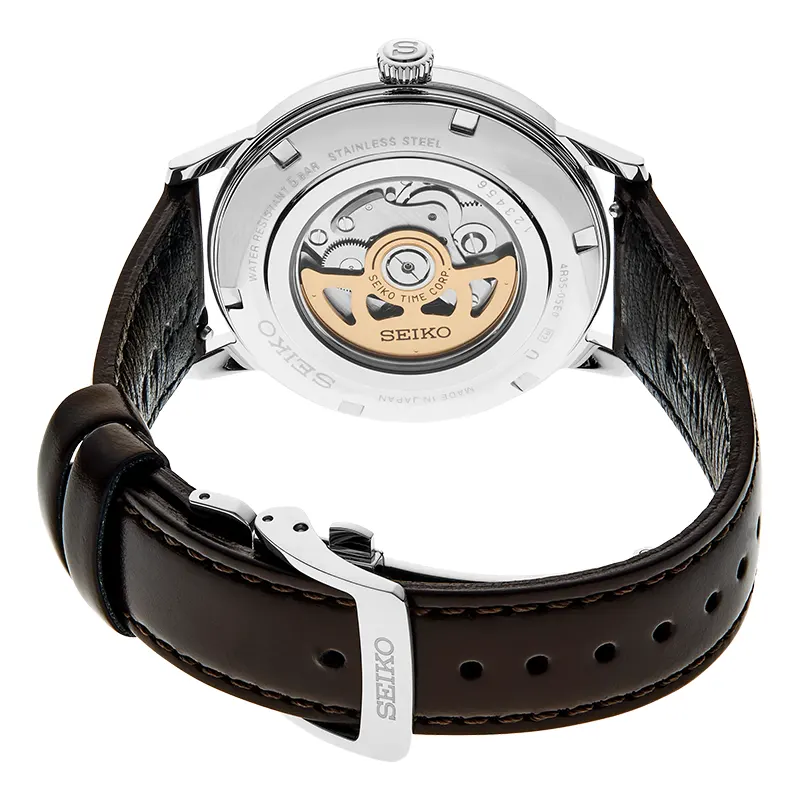 Seiko Presage Cocktail Time 'The Irish Coffee' Charcoal Dial Men's Watch | SRPJ17J1