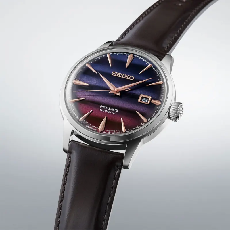 Seiko Presage 'STAR BAR' Purple Sunset Limited Edition Men's Watch | SRPK75J1